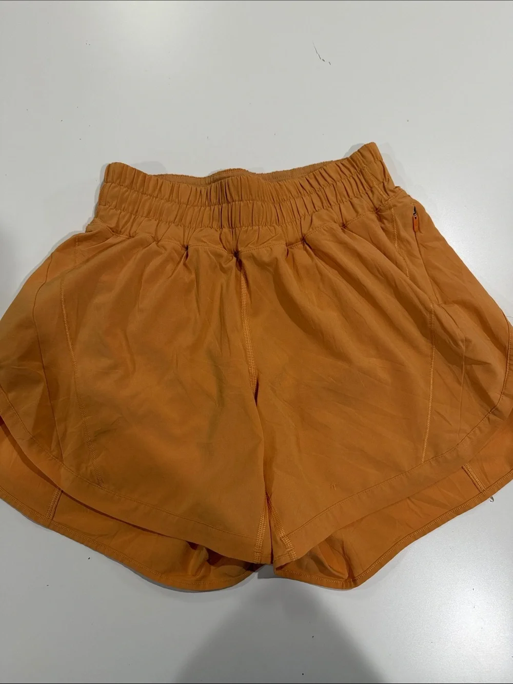 lululemon athletica Women's Burnt Orange Running Shorts